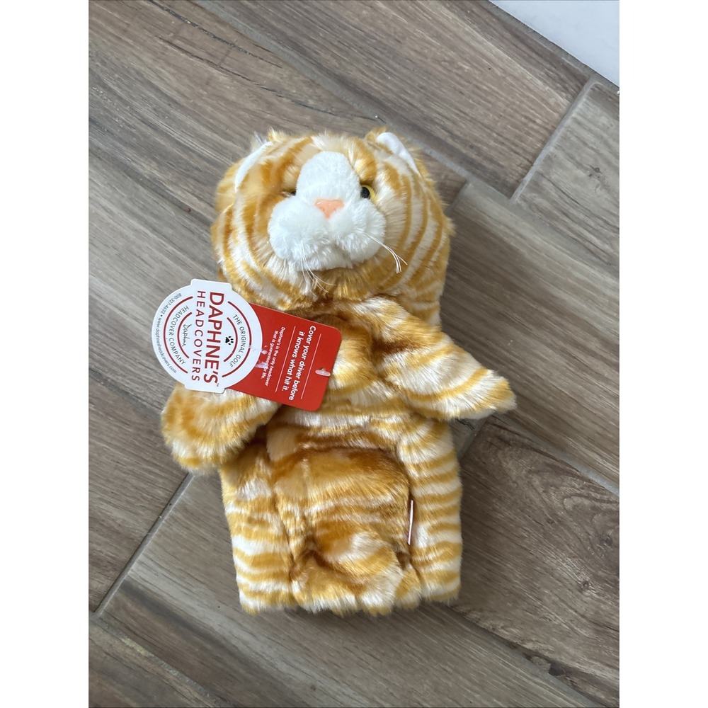 Daphne's Tabby Cat Driver Head Cover New With Tags Golf Accessory